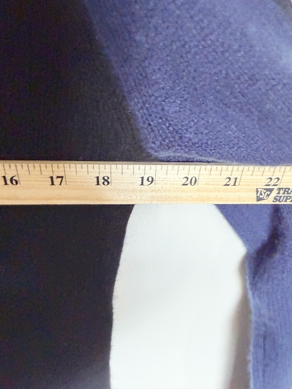 360 CASHMERE 100% Cashmere Blue Black Side Zipper Sweater Womens sz S - Picture 9 of 9
